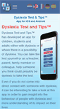 Mobile Screenshot of dyslexia-test-and-tips.com